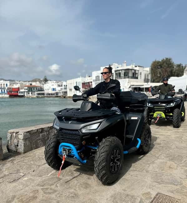 Explore Mykonos Island with a 650cc ATV / QUAD Tour - Price and value at $129