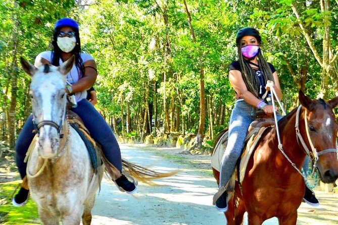 Extreme Horses Adventure with ATV, Ziplines & Cenote - Starting with horses at El Rey Polo Country Club