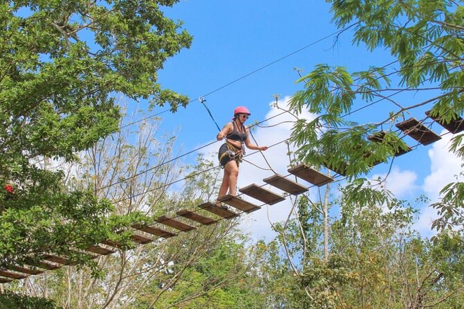 Family ATV Cenote Five Zip Lines Photos Taco Lunch Tequila Taste - From Cancun’s hotel zone to the jungle
