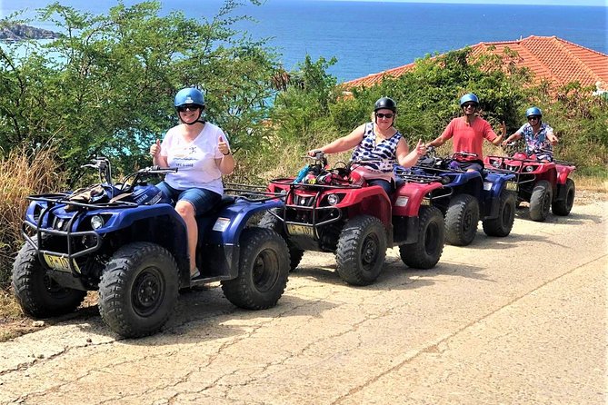 For cruise passengers: Guided ATV Tour of Dutch & French St. Maarten - One ATV route across two sides of the island