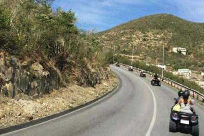 For cruise passengers: Guided ATV Tour of Dutch & French St. Maarten
