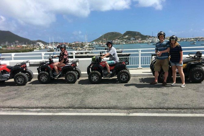 For hotel guests: Guided ATV Tour Dutch/French St. Maarten - Highlights & Beach - Crossing to French St. Martin and reaching Marigot