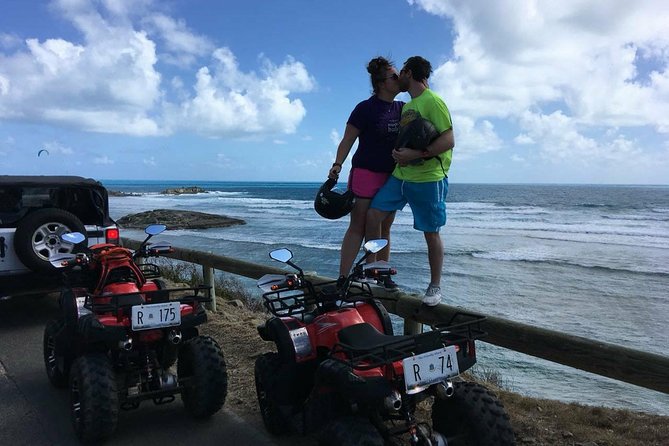 For hotel guests: Guided ATV Tour Dutch/French St. Maarten - Highlights & Beach - Guides, safety, and group style