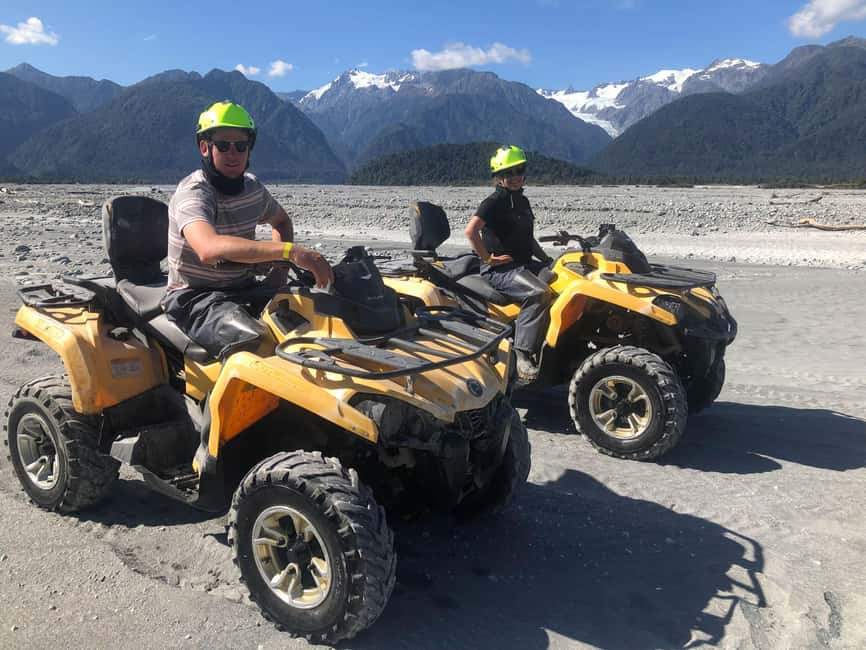 Franz Josef Town: Scenic Glacier Quad Bike Tour with Gear - Through the Jurassic rainforest