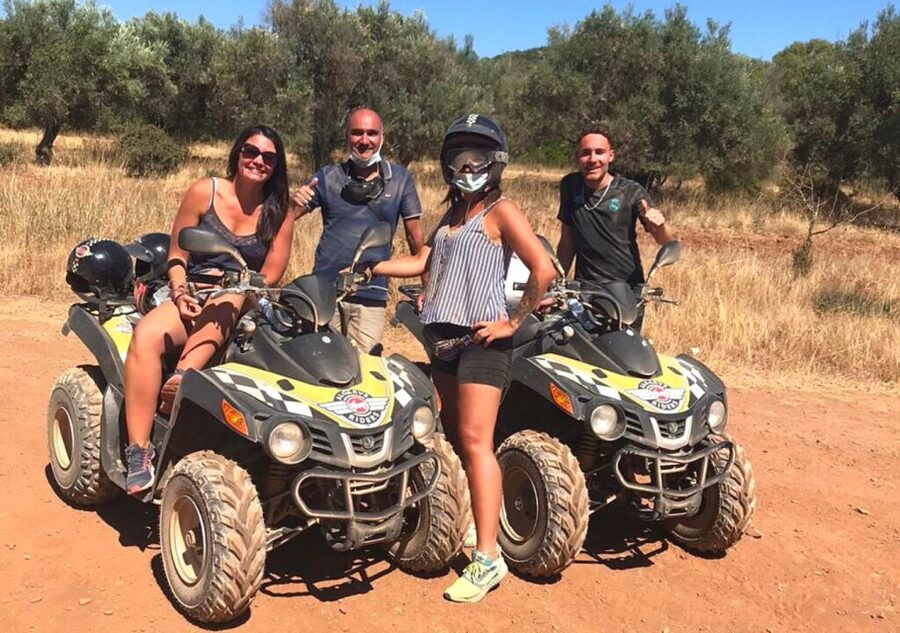 From Albufeira: Half-Day Off-Road Quad Tour - The second off-road stretch toward Alcaria and Purgatório