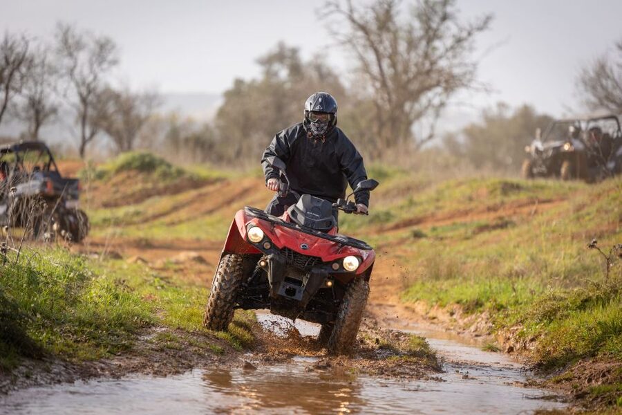 From Almancil: Quad Tour in Algarve Countryside - Safety briefing, helmets, and choosing your quad