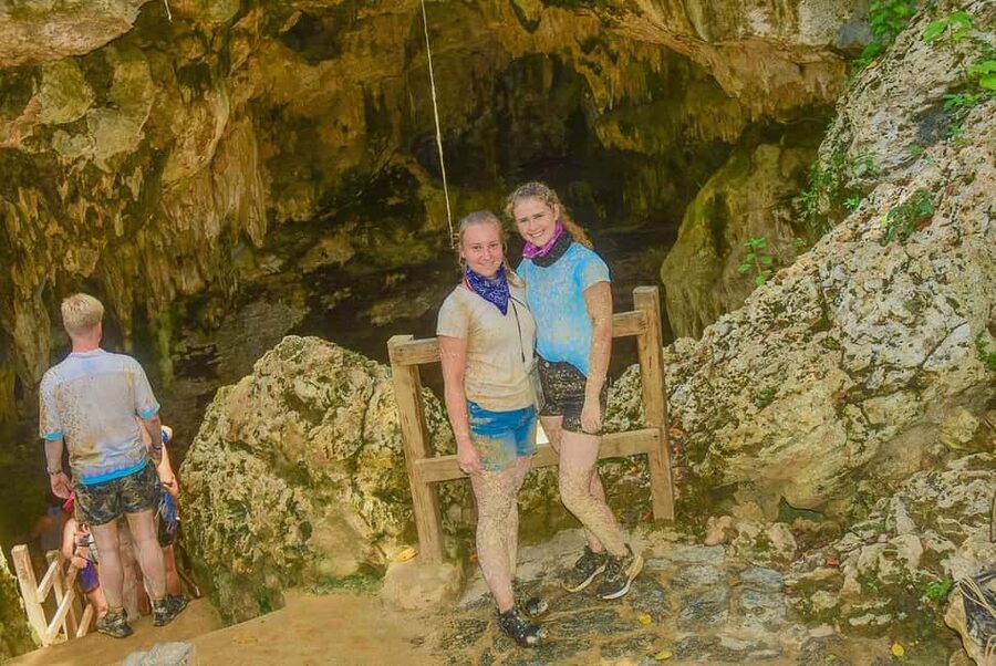 From Bávaro: Double Buggy Tour to Macao Beach and Cenote - A short, muddy outing from Bávaro