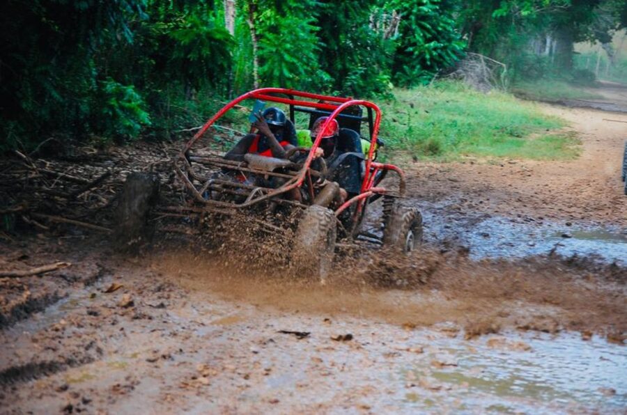 From Bayahibe: Half-day La Romana ATV or 4X4 Buggy Tour - Coffee, cacao, fruit, plantain, and yuca at the ranch