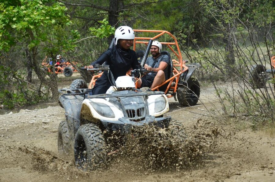 From Belek: Fully Combo Zipline, Quad Safari, Rafting, Lunch - The Roma Bridge and the basecamp
