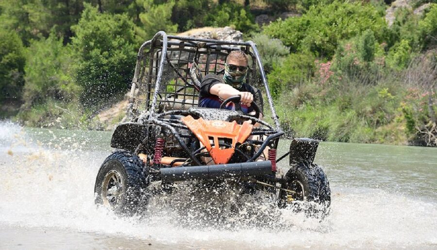 From city of Side: Taurus Mountains Buggy Safari - Leaving Side for the Taurus foothills