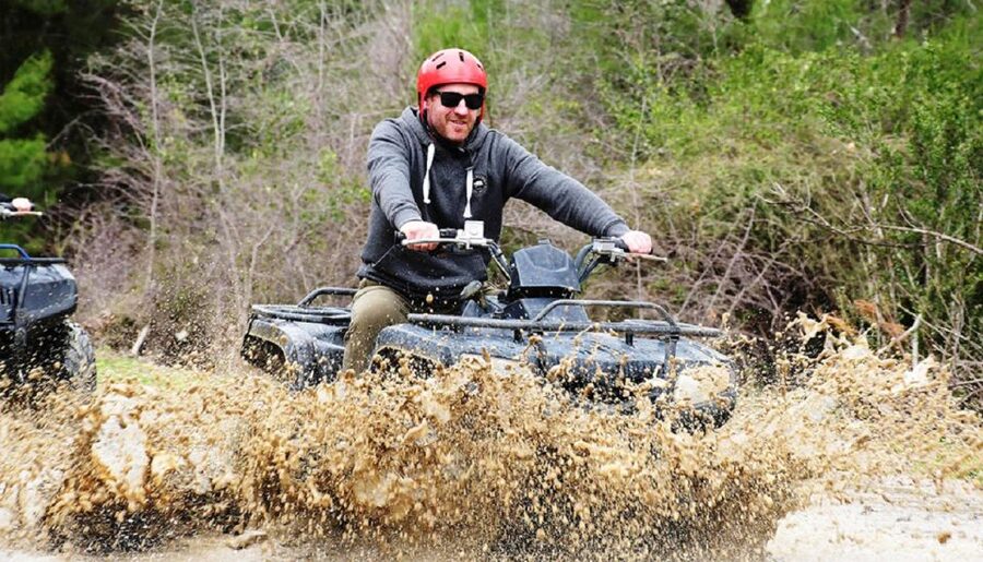 From city of Side: Taurus Mountains Quad ATV Tour - Safety, age rules, and comfort