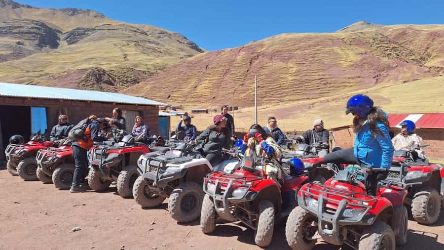 from Cusco: Atv Tour Maras, Moray, and Salt Mines - The salt ponds at Maras