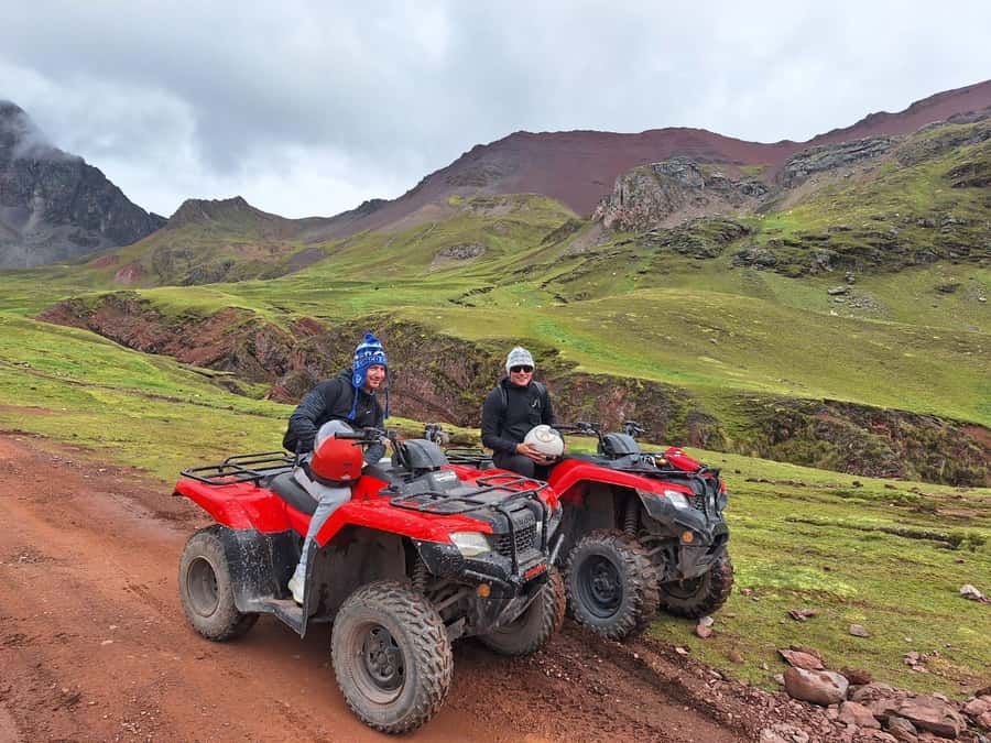 From Cusco: Mountain of colors and red valley on ATVs - One hour at the Mountain of Seven Colors