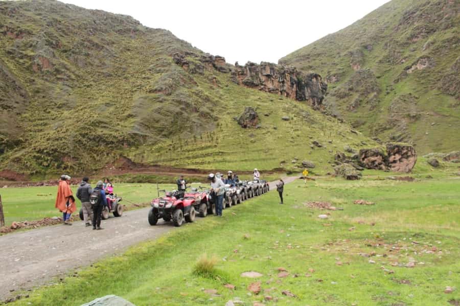 From Cusco: Mountain of colors and red valley on ATVs - Lunch in Cusipata and the long ride home