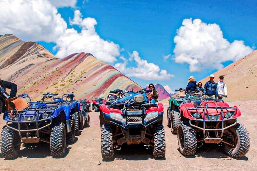 From Cusco: Rainbow Mountain in ATV Quad Bikes + meals - The ATV shortcut to Rainbow Mountain