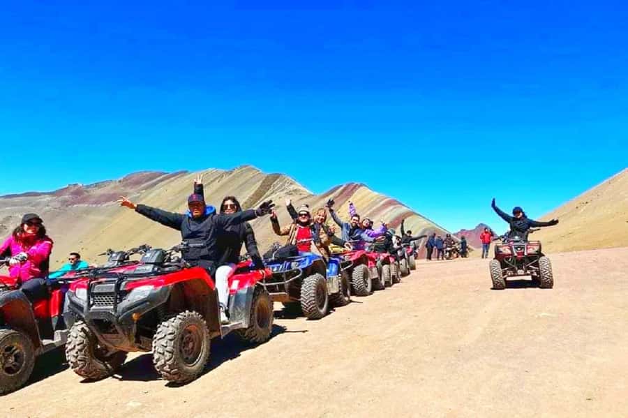 From Cusco: Rainbow Mountain in ATV Quad Bikes + meals - Breakfast in Cusipata and the road to Pitumarca