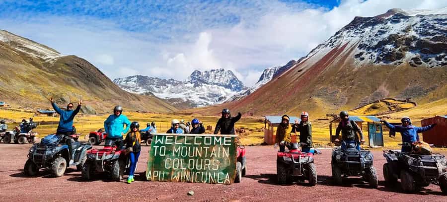 From Cusco: Rainbow Mountain in ATV Quad Bikes + meals - Lunch, the return road, and the final Cusco drop-off
