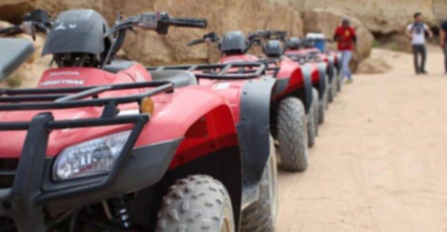 From El Gouna: Dry Canyon Quad Bike Morning Tour - Wadi Billy, where coral became desert stone