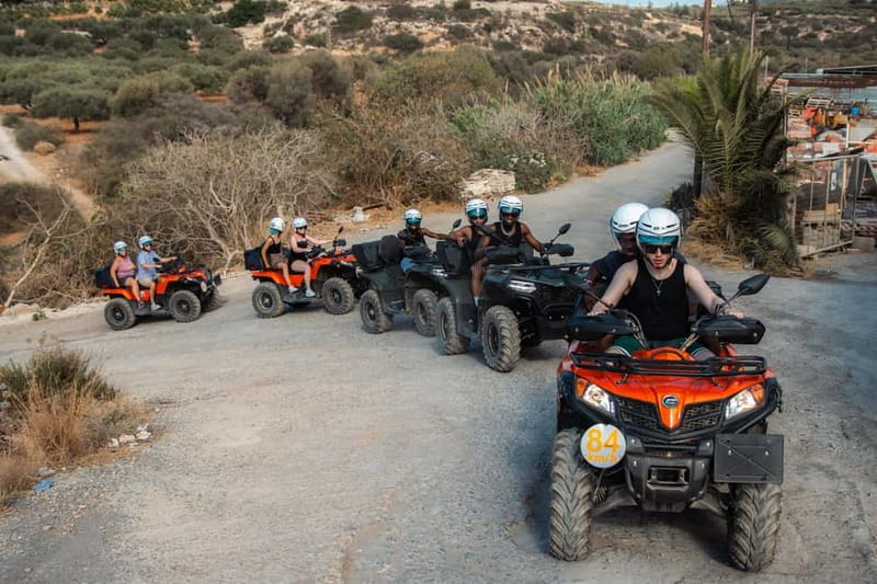 From Heraklion: Quad Safari Wild Crete Evening Tour - Along the coast to Skotino Cave