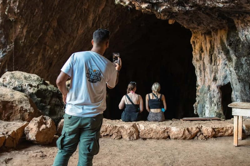 From Heraklion: Quad Safari Wild Crete Evening Tour - A five-minute view toward Dia Island