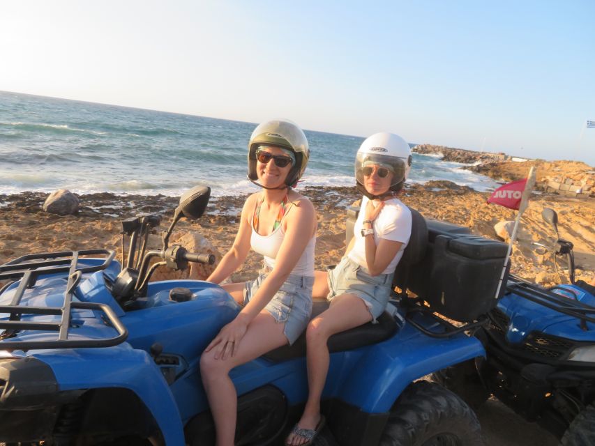 From Hersonissos/Malia: Guided Sunset Quad Safari - From Malia’s resort strip to the Cretan hills