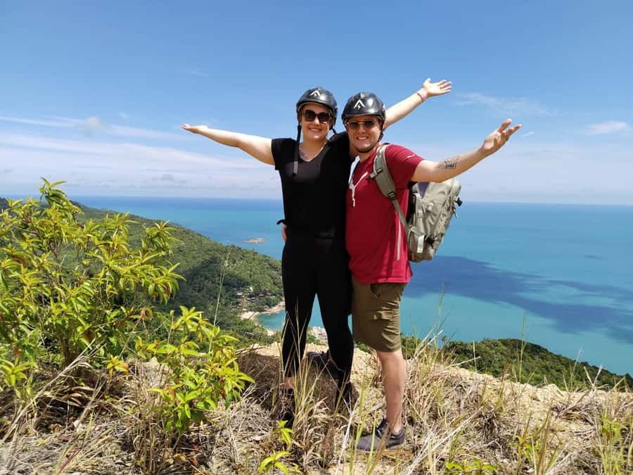 From Ko Pha Ngan: ATV Jungle Adventure Experience - The mountain peak and the best photo stops