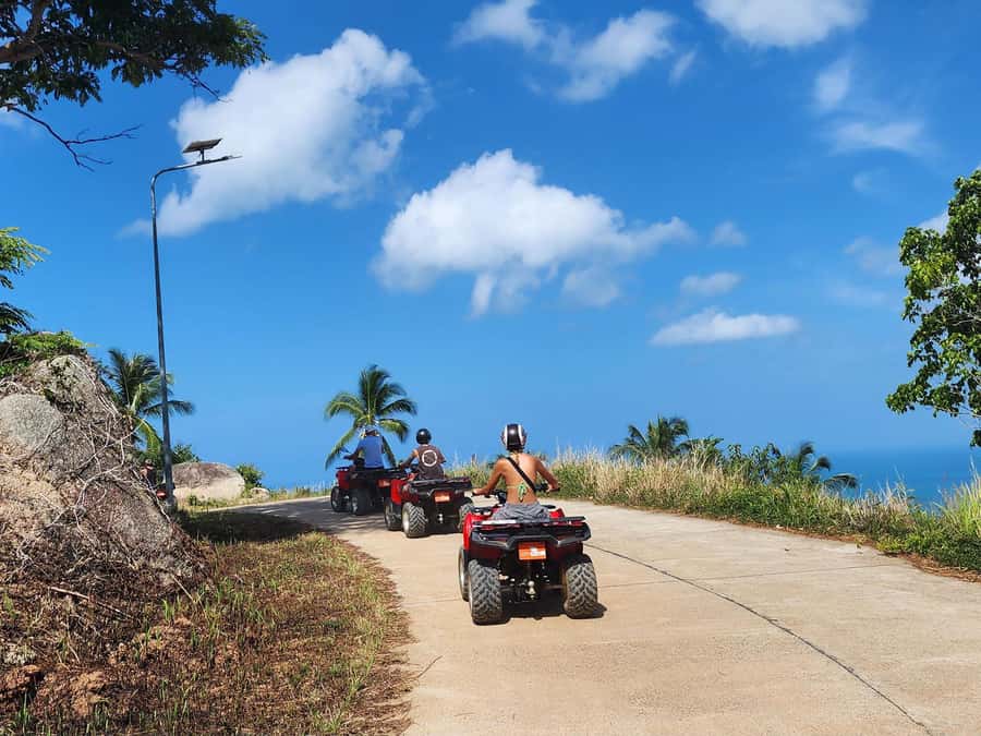 From Ko Pha Ngan: ATV Jungle Adventure Experience - Small groups make the ride easier