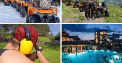 Krakow: ATV/Snowmobile Ride, Shooting & Hot Springs