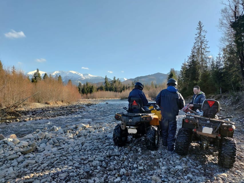 From Krakow: ATV/Snowmobile Ride, Shooting & Hot Springs - Zakopane combines shooting with a proper lunch break