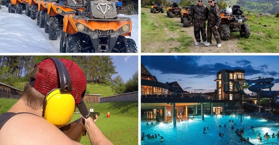 From Krakow: ATV/Snowmobile Ride, Shooting & Hot Springs - Chochołów adds a local taste before the action