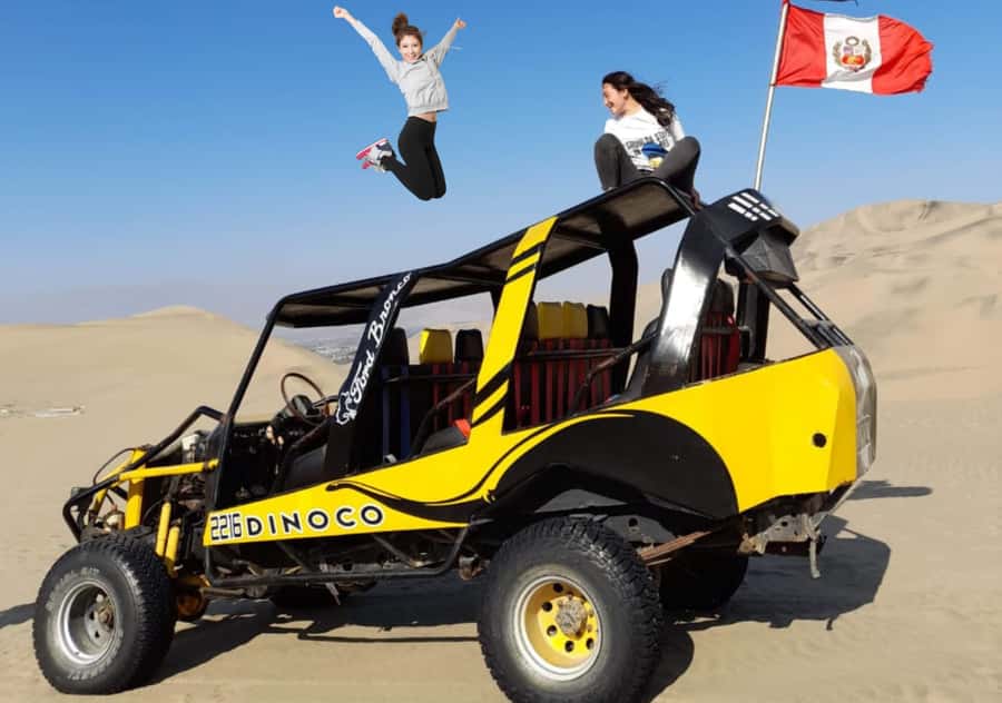 From Lima: Ballestas Islands, Huacachina with buggy Economic - Pisco, local wine, and lunch near Ica