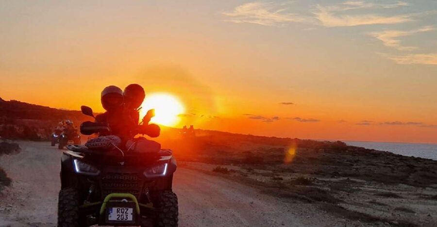 From Malta: Blue Lagoon and Gozo Tour w/Quads and Dinner - From Mġarr Harbour to Your Quad