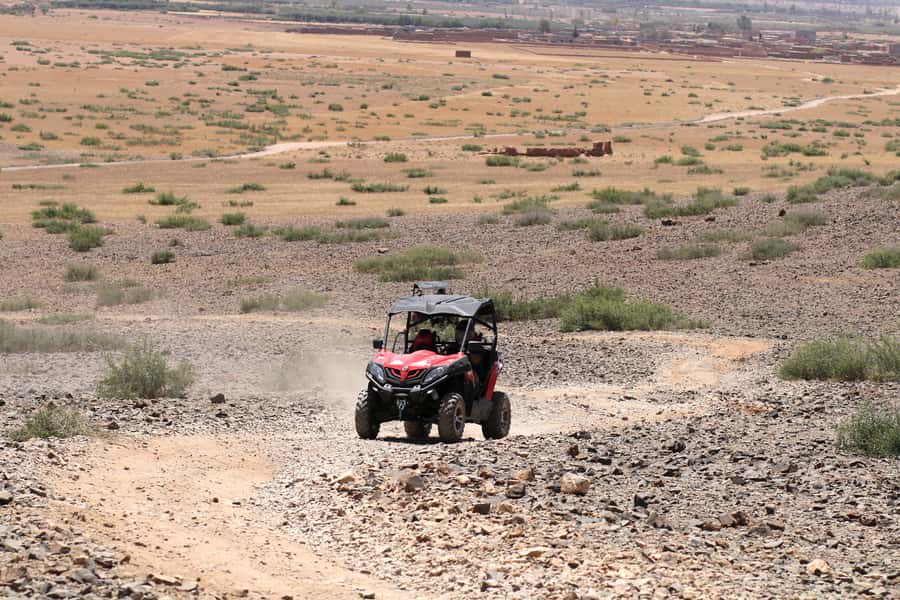 From Marakkesh: Half Day Buggy Adventure in Agafay Desert - The 800cc buggy on Agafay tracks