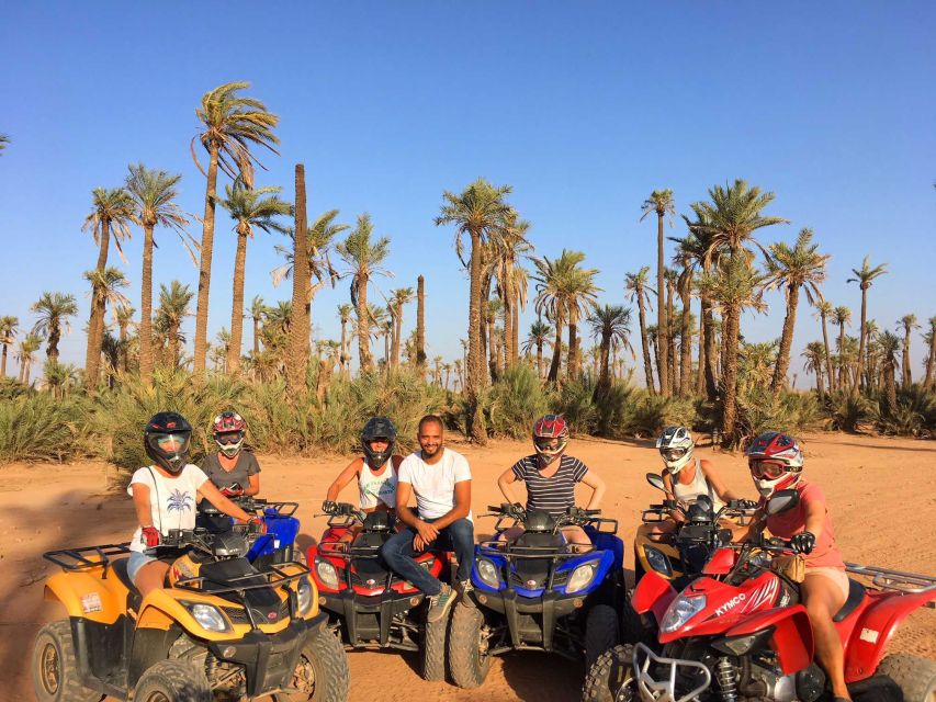 From Marrakech: Adventure Quad Ride in La Palmeraie - Cancellation, languages, and booking details