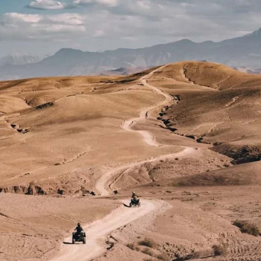 From Marrakech: Agafay Desert Dinner with Quad & Camel Ride - The ride back to Marrakech