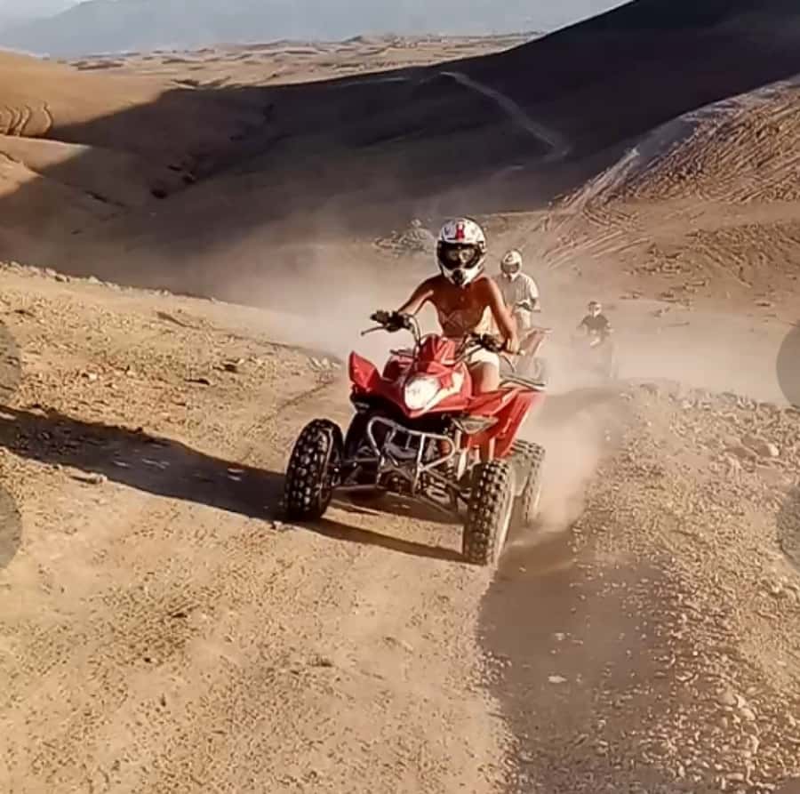 From Marrakech: Agafay Desert Quad Biking Tour with Transfer - Leaving Marrakech for Agafay’s rocky dunes