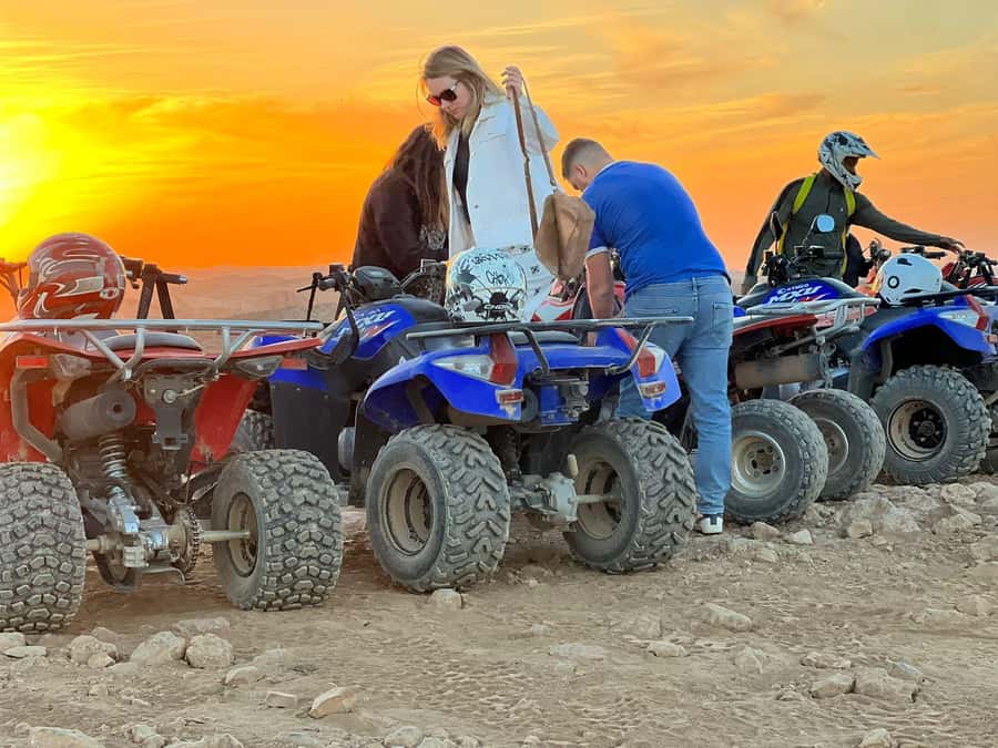 From Marrakech: Agafay Desert Quad Biking Tour with Transfer - Safety briefing, helmets, and choosing your pace