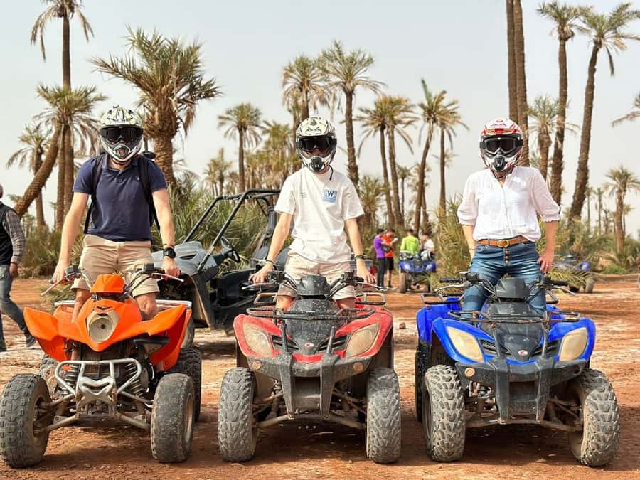 From Marrakech: Aqua Karting & Quad Bike Half-Day Trip - Starting in the Palmeraie on a Quad Bike