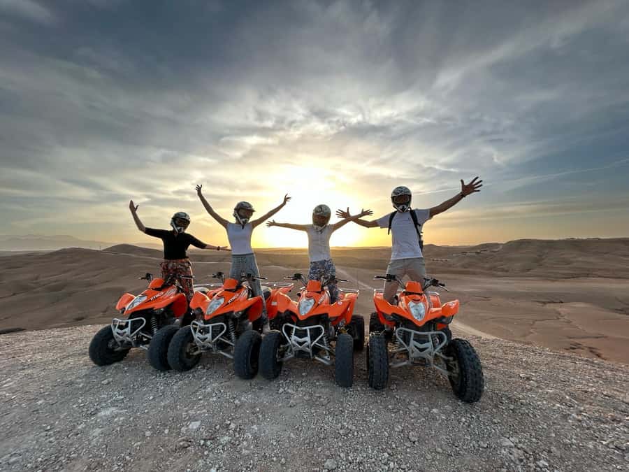 From Marrakech: ATV Quad Bike Tour in Agafay Desert - Leaving Marrakech for Agafay
