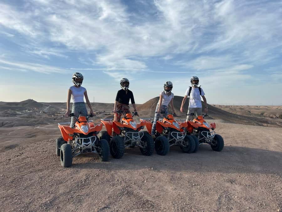 From Marrakech: ATV Quad Bike Tour in Agafay Desert - Agafay’s rocky views and Atlas backdrop