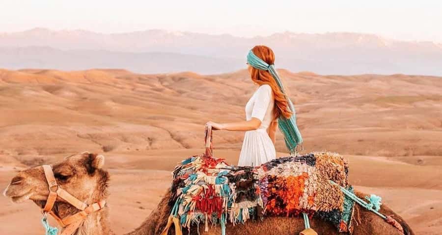 From Marrakech: Camel, Quad Bike Tour, Sunset, Dinner & Show - Music, dance, and the fire show