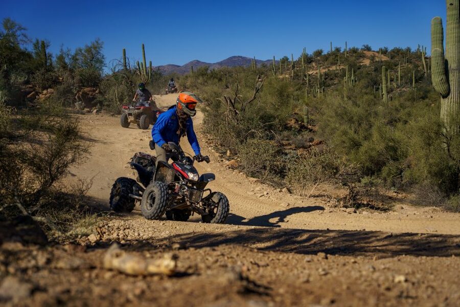 From Phoenix: Sonoran Desert Guided ATV Training - The scenery is part of the reward