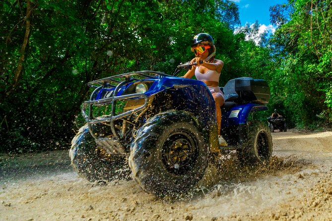 From Playa del Carmen ATV Adventure with Ziplines, Cenote - Hotel pickup from Playa del Carmen, Cancun, and the Riviera Maya