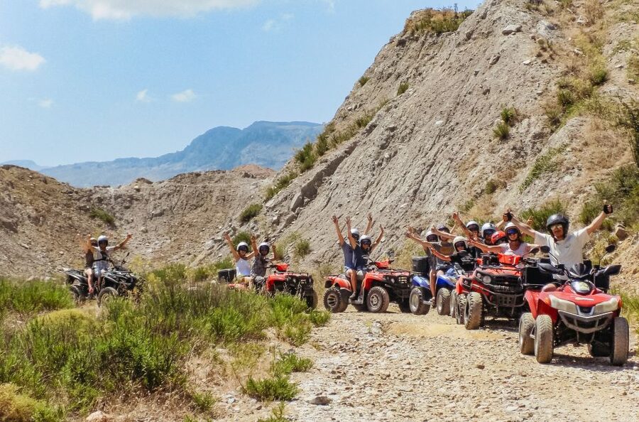 From Rethymno: Half-Day Quad Bike Safari - The kafeneion stop and Café Gidospito