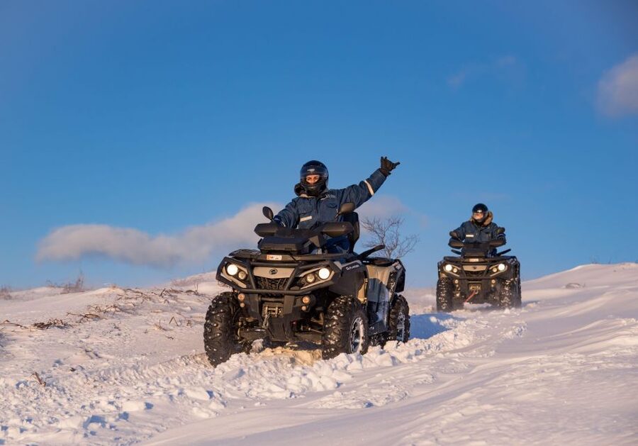 From Reykjavik: ATV Ride and Blue Lagoon Tour with Transfer - Getting ready for the one-hour ATV ride