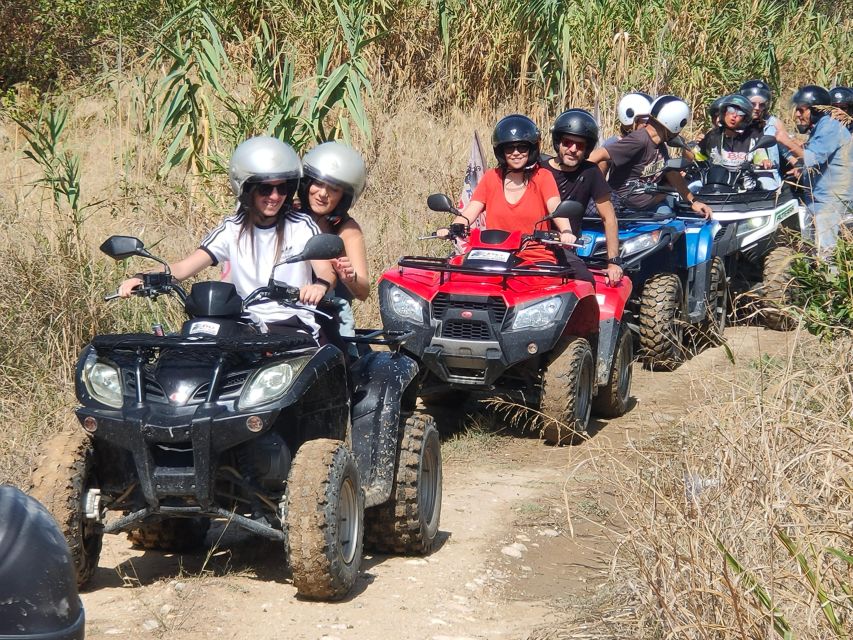 From Ribera: Quad Tour in the province of Agrigento - Pianagrande puts the sea beside the trail