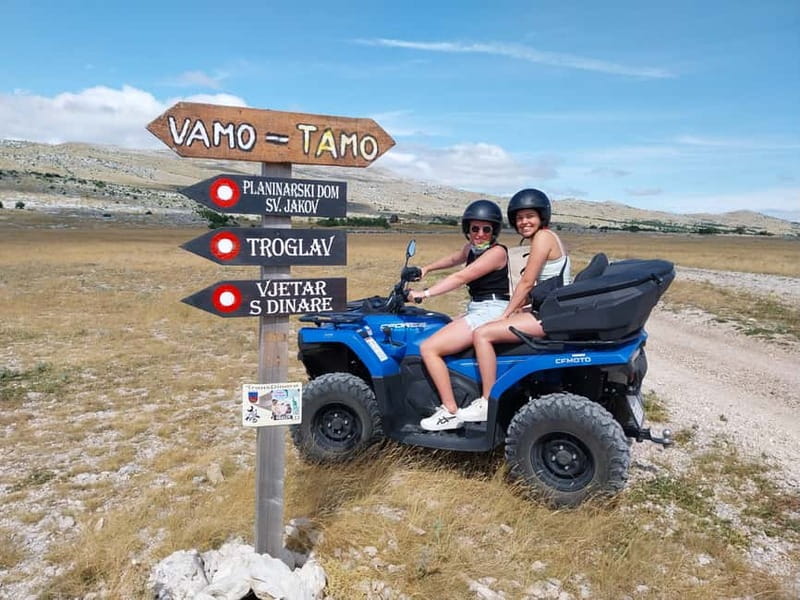 From Split: Dinara Nature Park Quad Adventure with Swimming - Key points to know before you book
