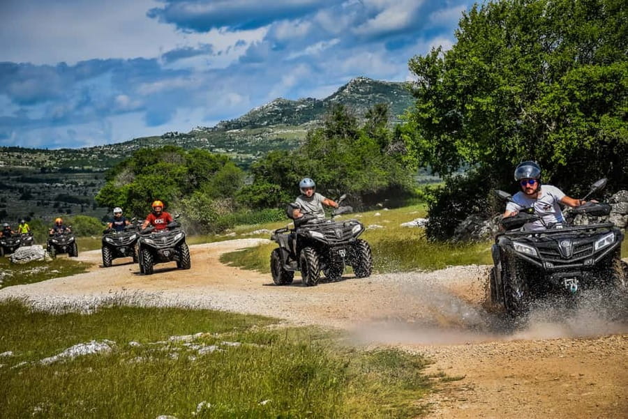 From Split: Full-Day Horse Riding & Quad Biking with Lunch - A private tavern lunch in Rumin