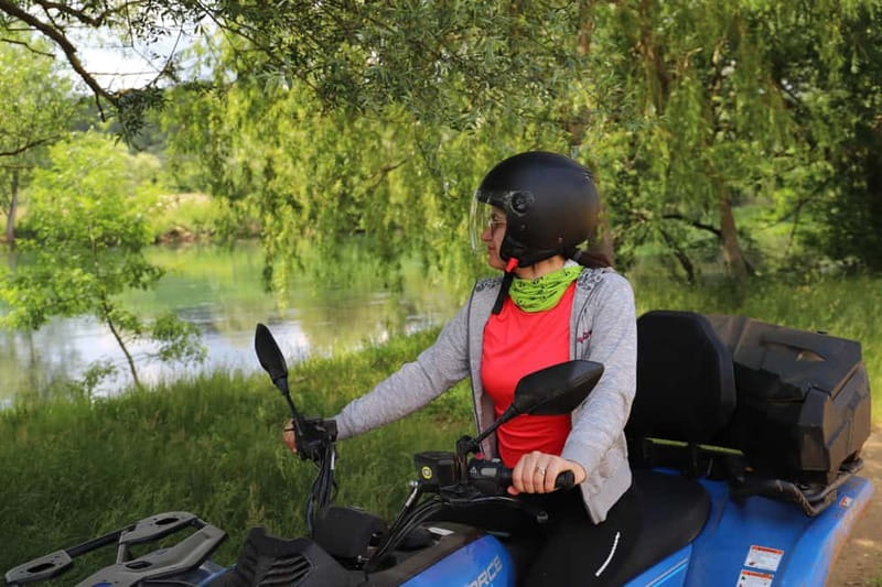 From Split: Three Rivers Quad Tour with Swimming and Lunch - The Ruda River stop for swimming and cliff jumps