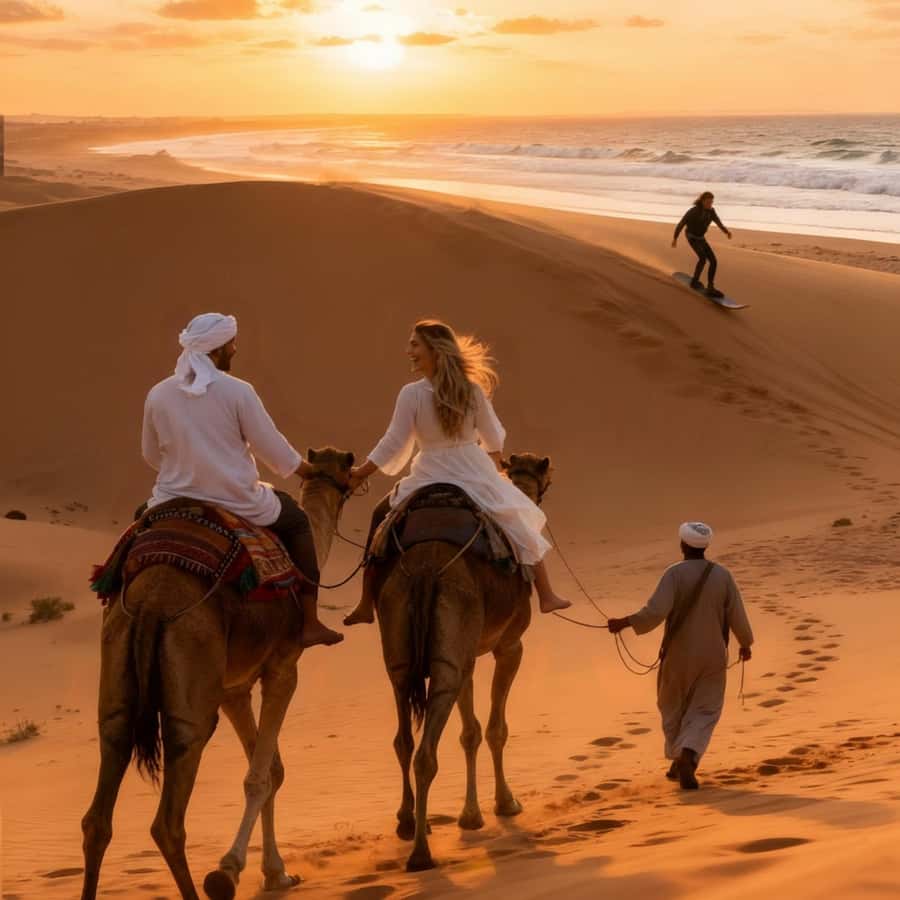 From Taghazout : Quad Bike On The Beach & Mountains - Riding six kilometers of Tamraght beach
